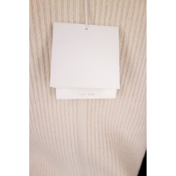 THE ROW New Natural Lonie Top In Wool And Cashmere Sweater M L - Picture 6 of 7